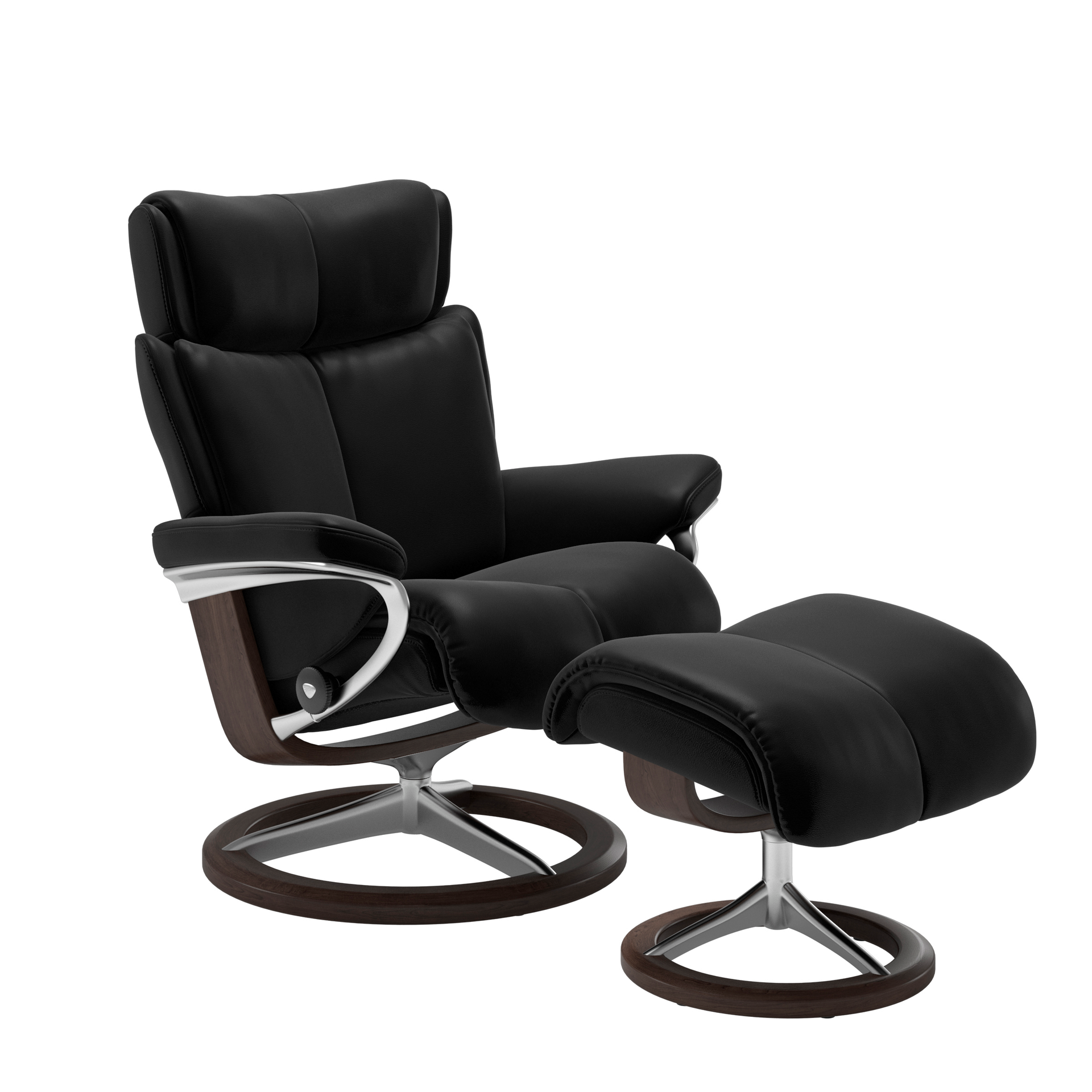 Sessel mit Hocker