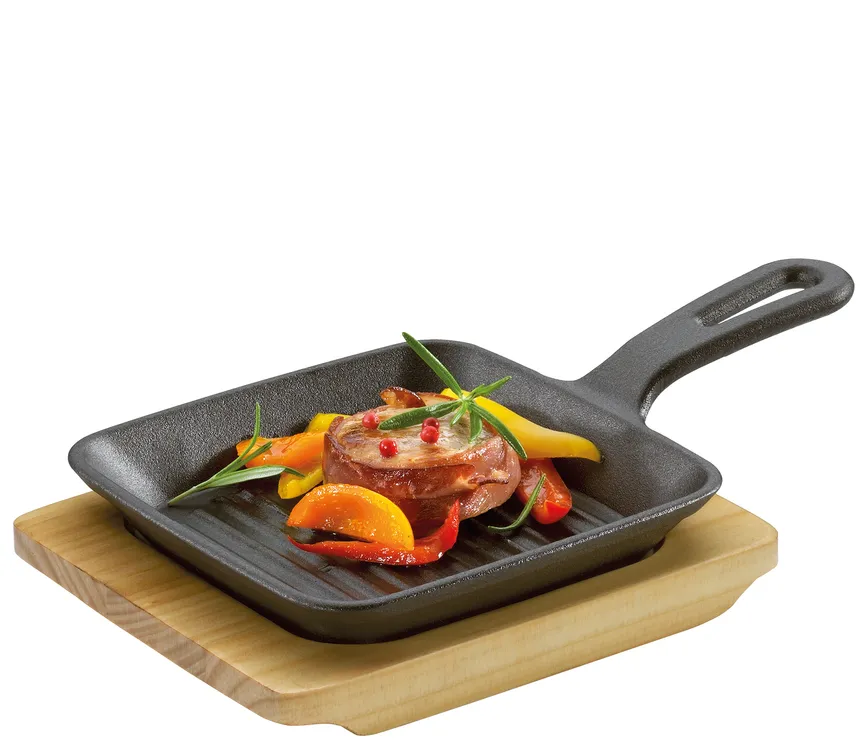 BBQ Grill-u.Servierpfanne 14,5 detail