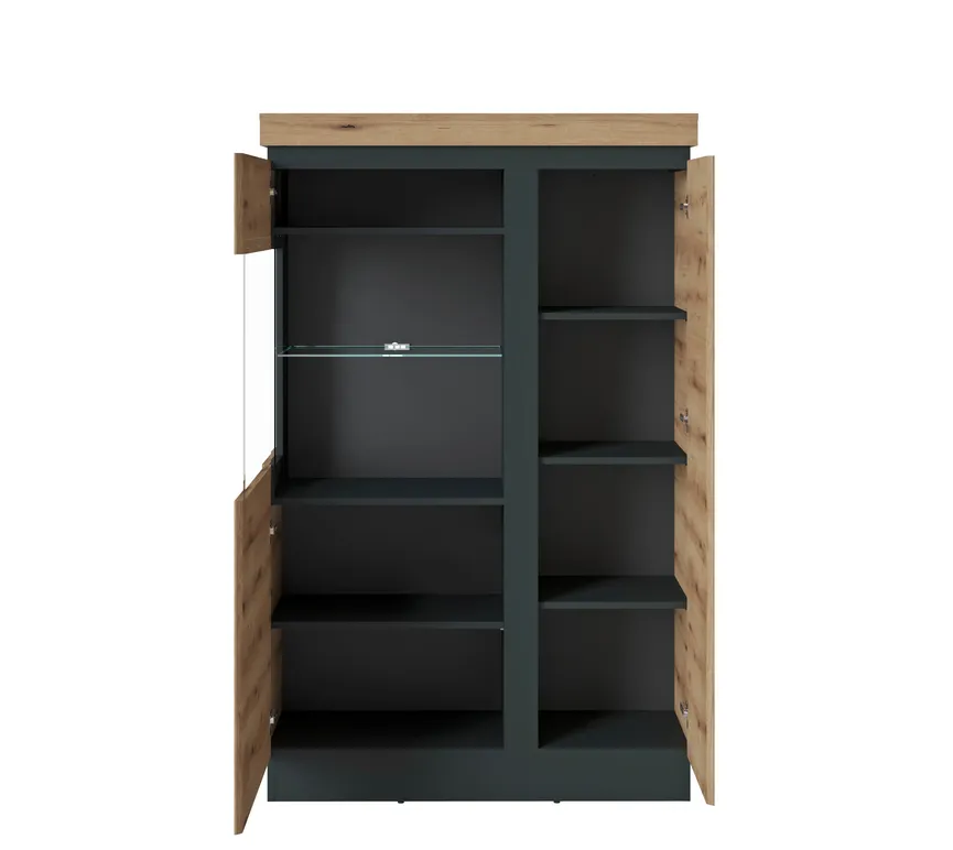 Vitrine 2-trg., detail