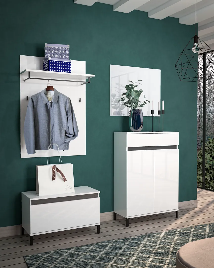 Schuhschrank 2T/1S milieu