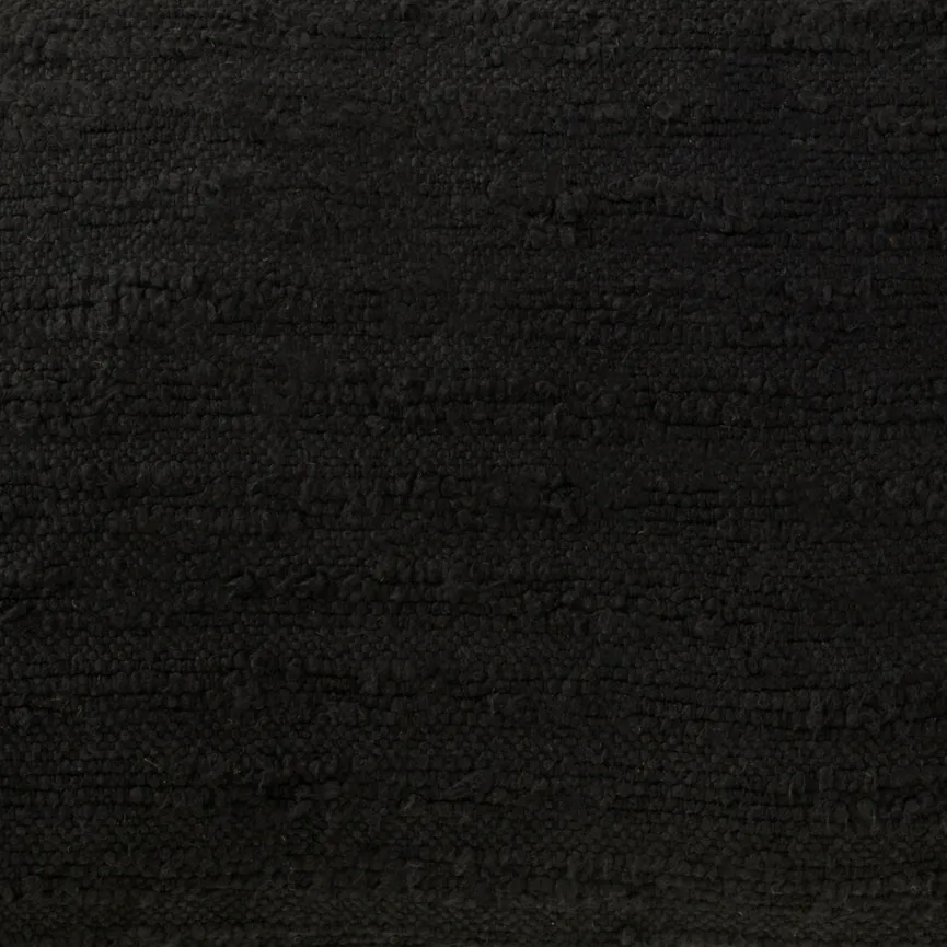 Kissen "Rec+Quasten" schwarz material_farbe