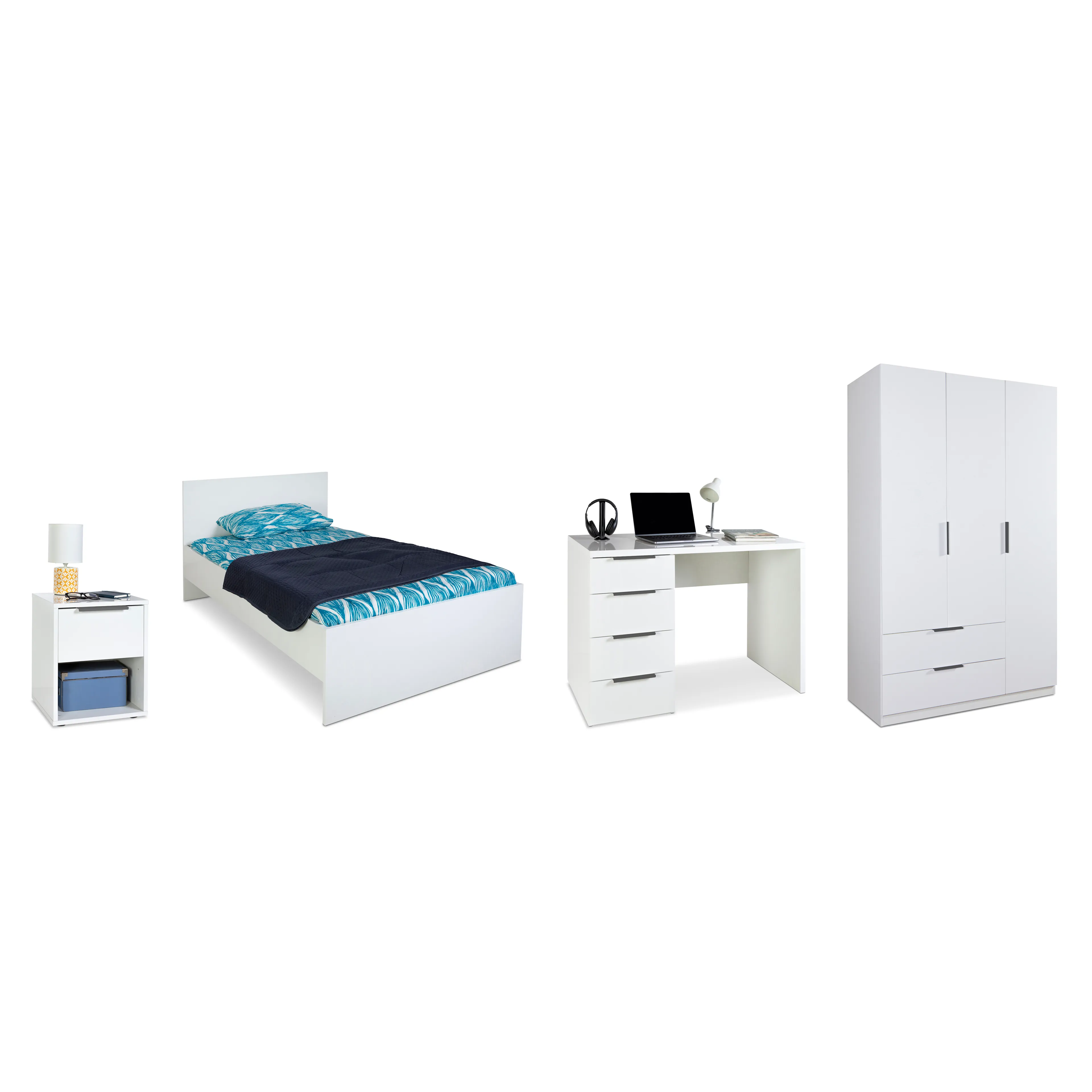 Jugendzimmer-Set Massimo 4tlg.