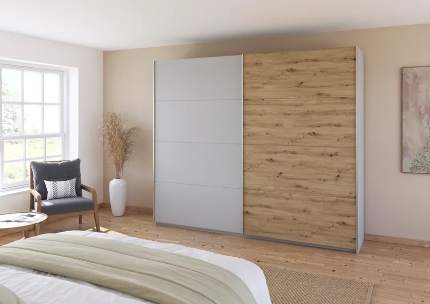 Schwebetürenschrank 2-trg. milieu