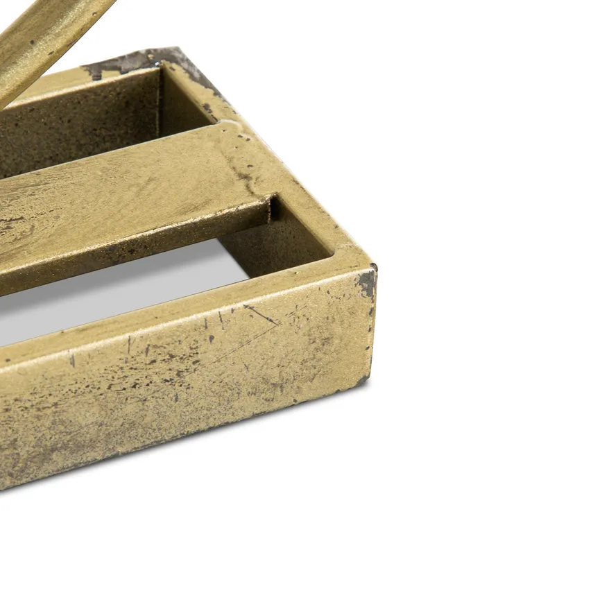 Kerzenhalter "Kreis" gold material_farbe