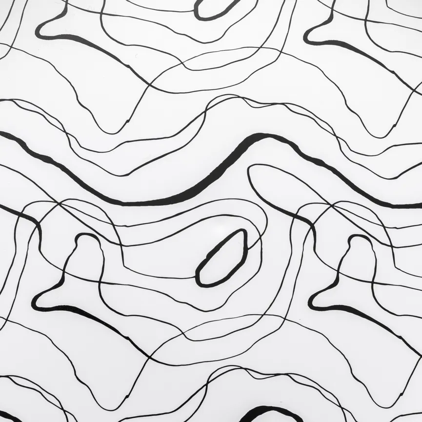 Tablett Ø 35 cm weiß mit material_farbe