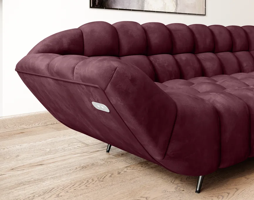 Ecksofa motorisch detail