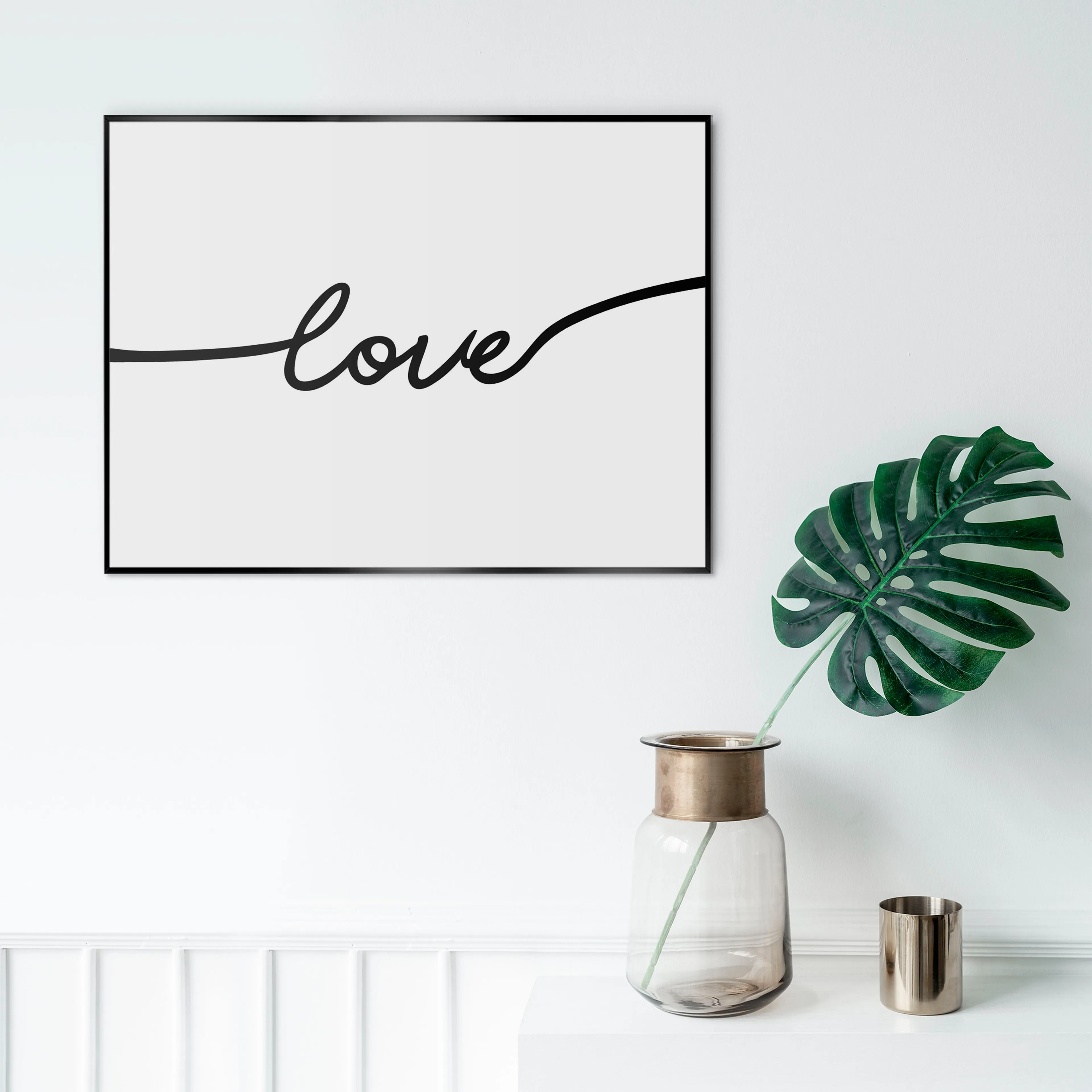 Wandbild 30 x 40 cm Love
