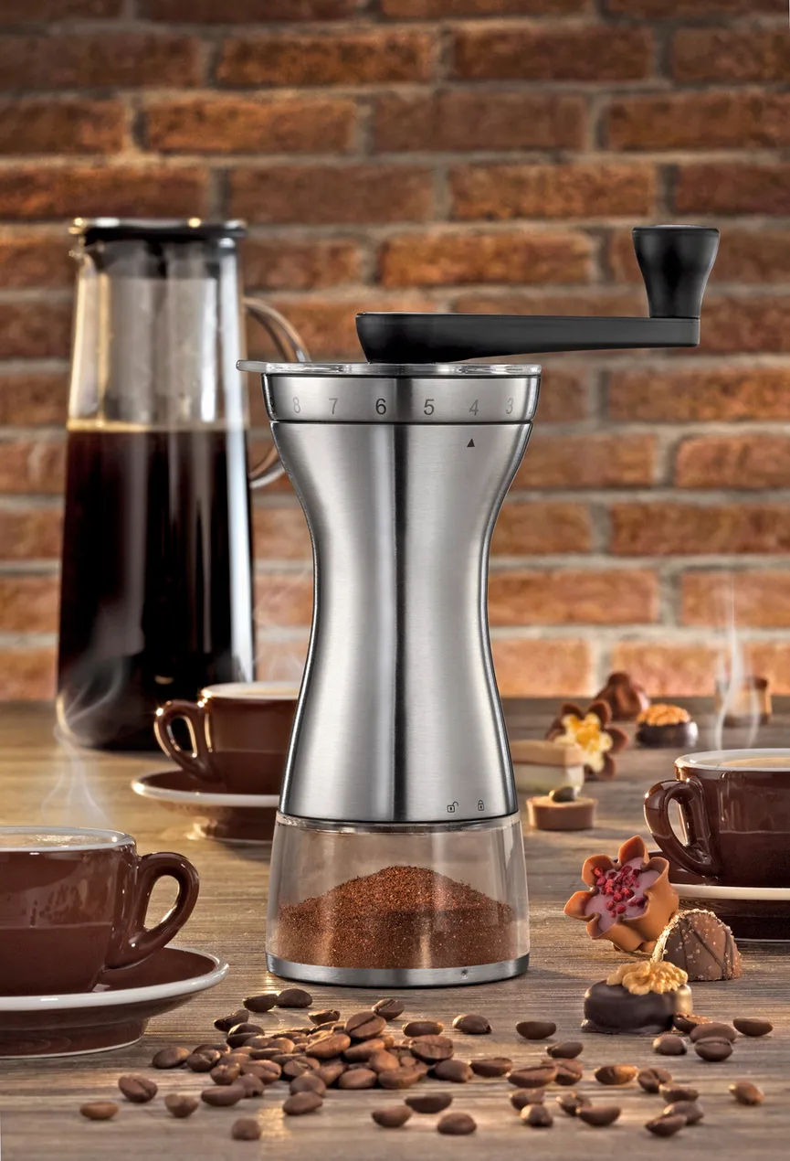 Kaffeemühle Manaos Edelstahl milieu