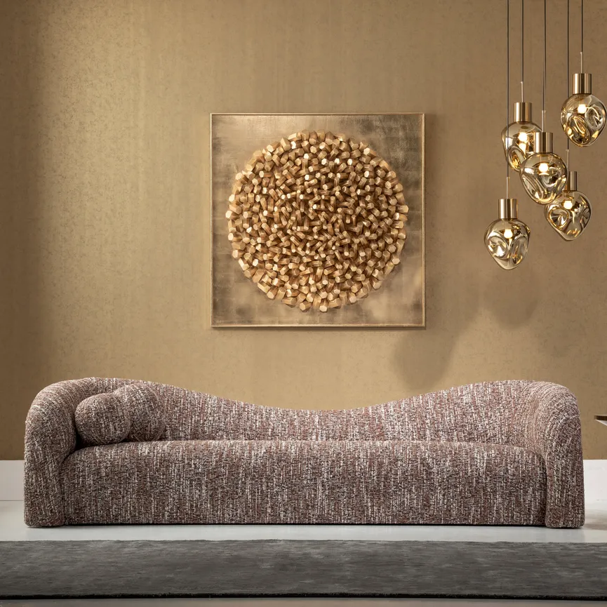 Sofa 3-Sitzer milieu