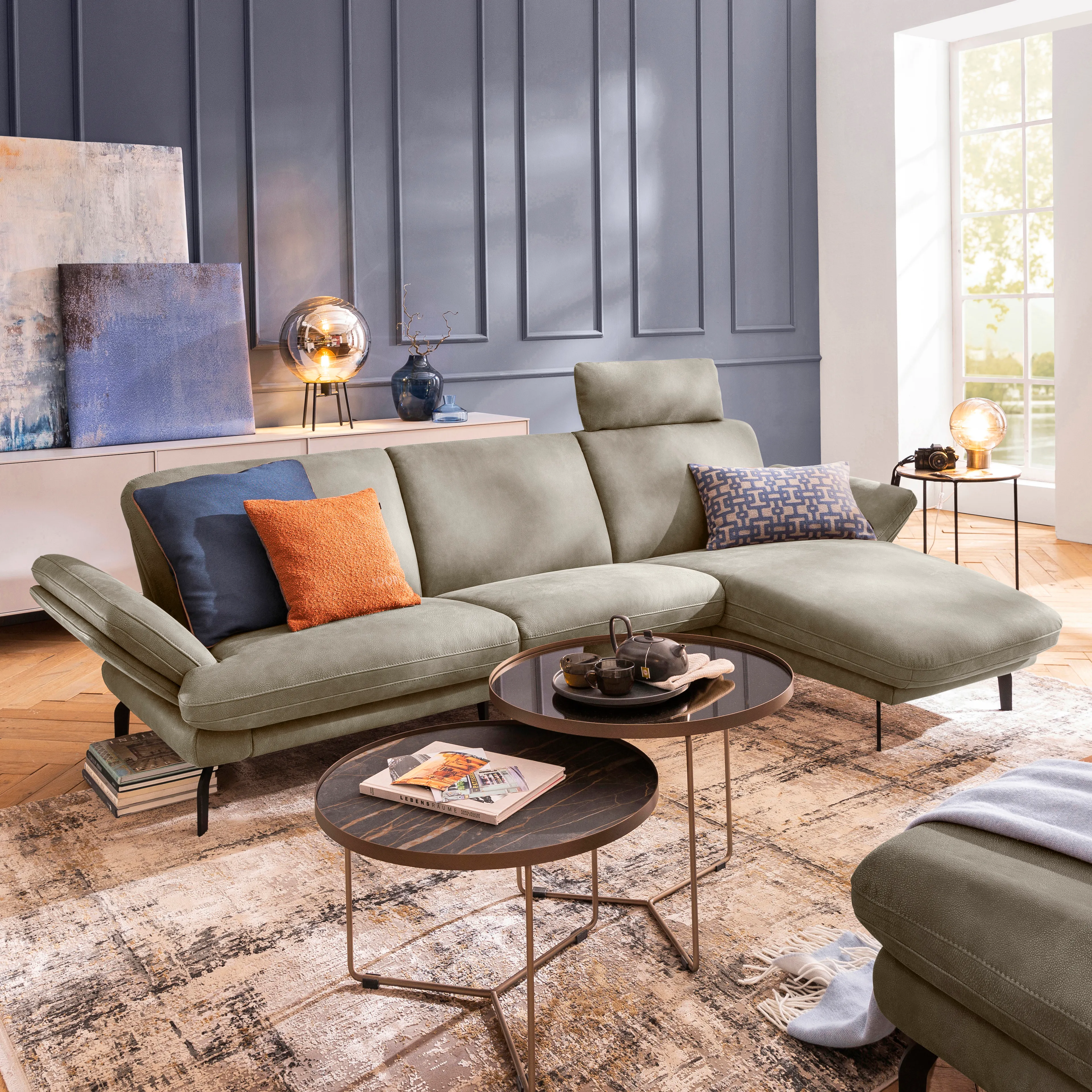 Sofa inkl. Longchair Vienna