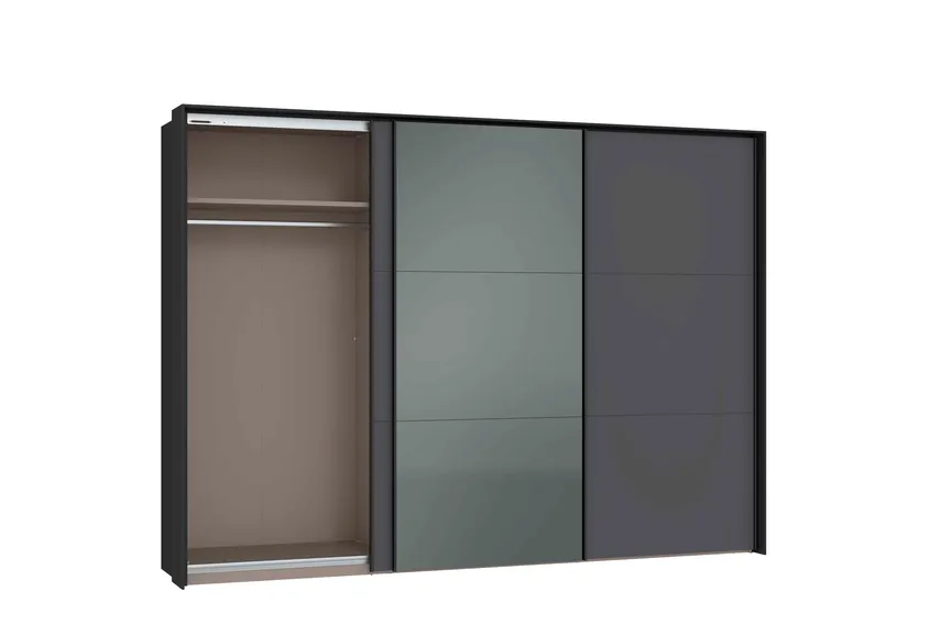 Schwebetürenschrank 3-trg. detail