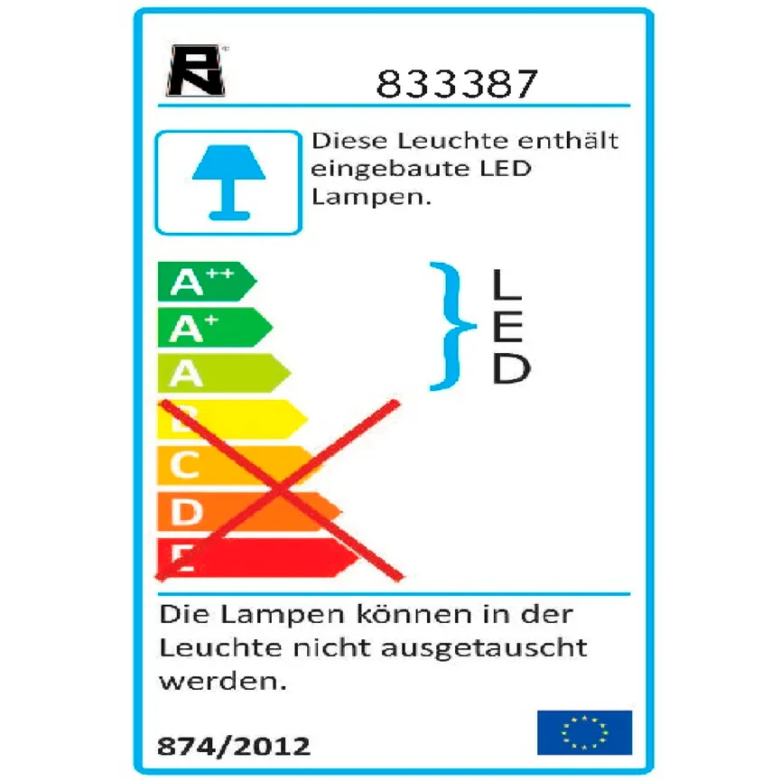 Deckenleuchte "Q-Vito" energielabel