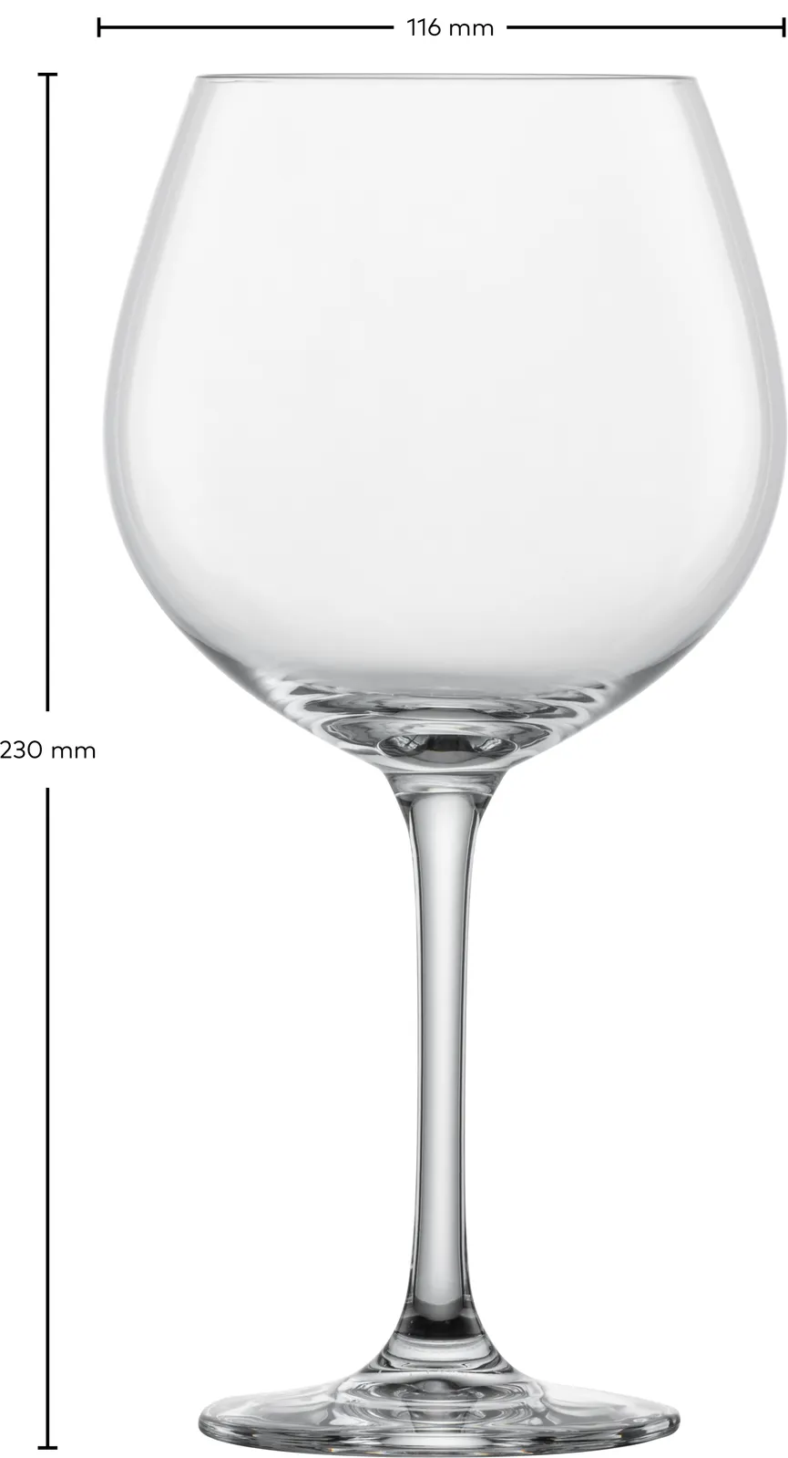 Burgunderglas "Classico" detail
