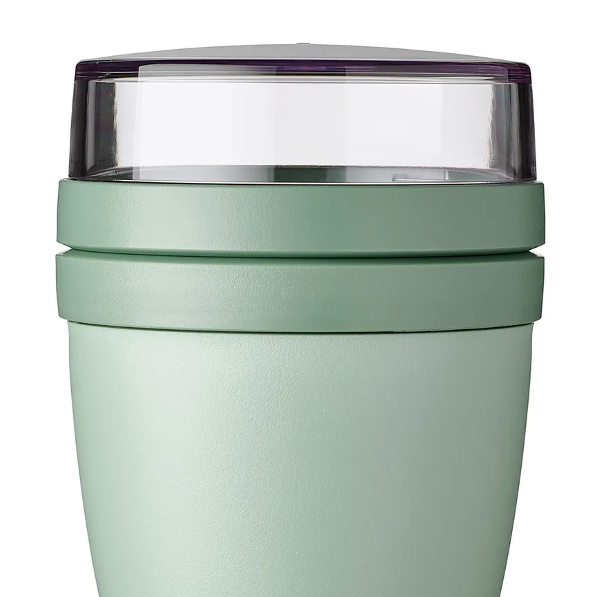 Lunchpot Ellipse nordic sage detail