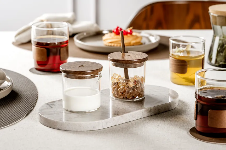 Milch/Zucker-Set "Novo Legno" milieu