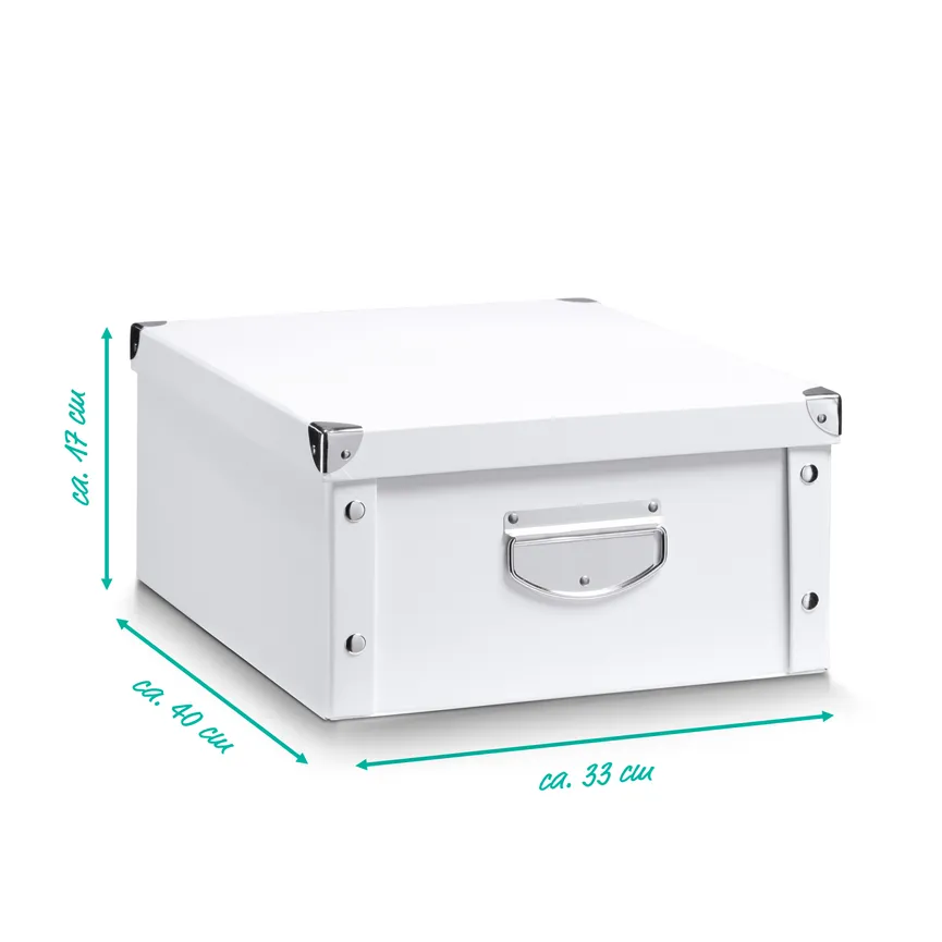 Aufbewahrungsbox L weiß detail