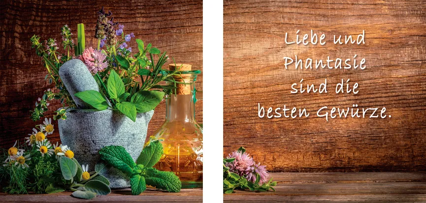 Küche / Kräuter / Herbs and Sp hauptaufnahme