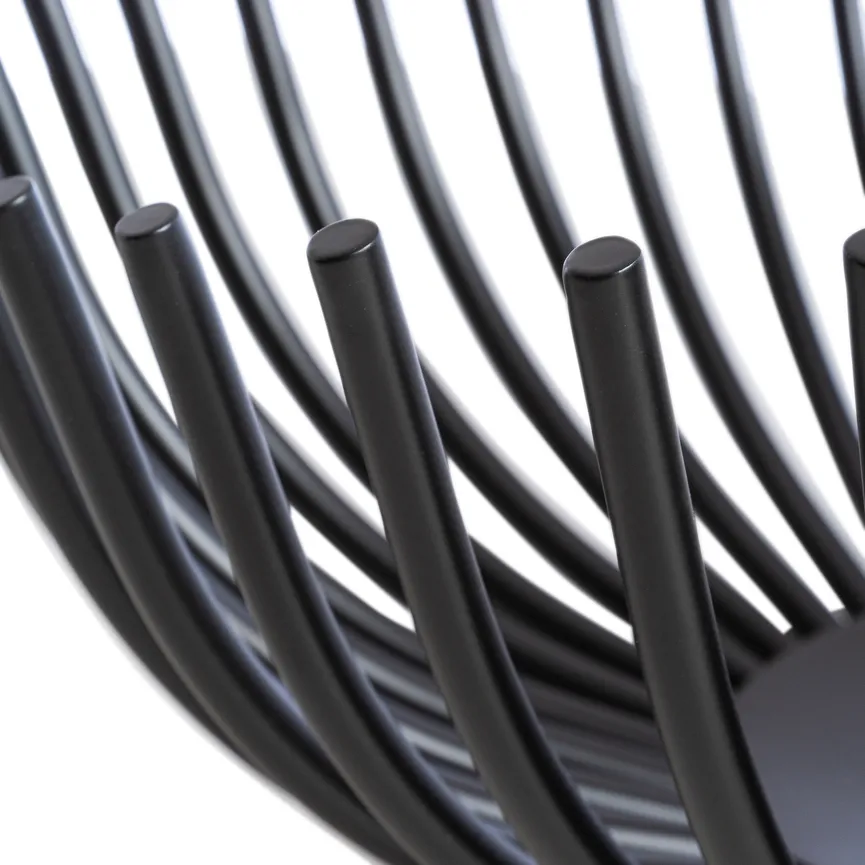 Korb schwarz rund detail