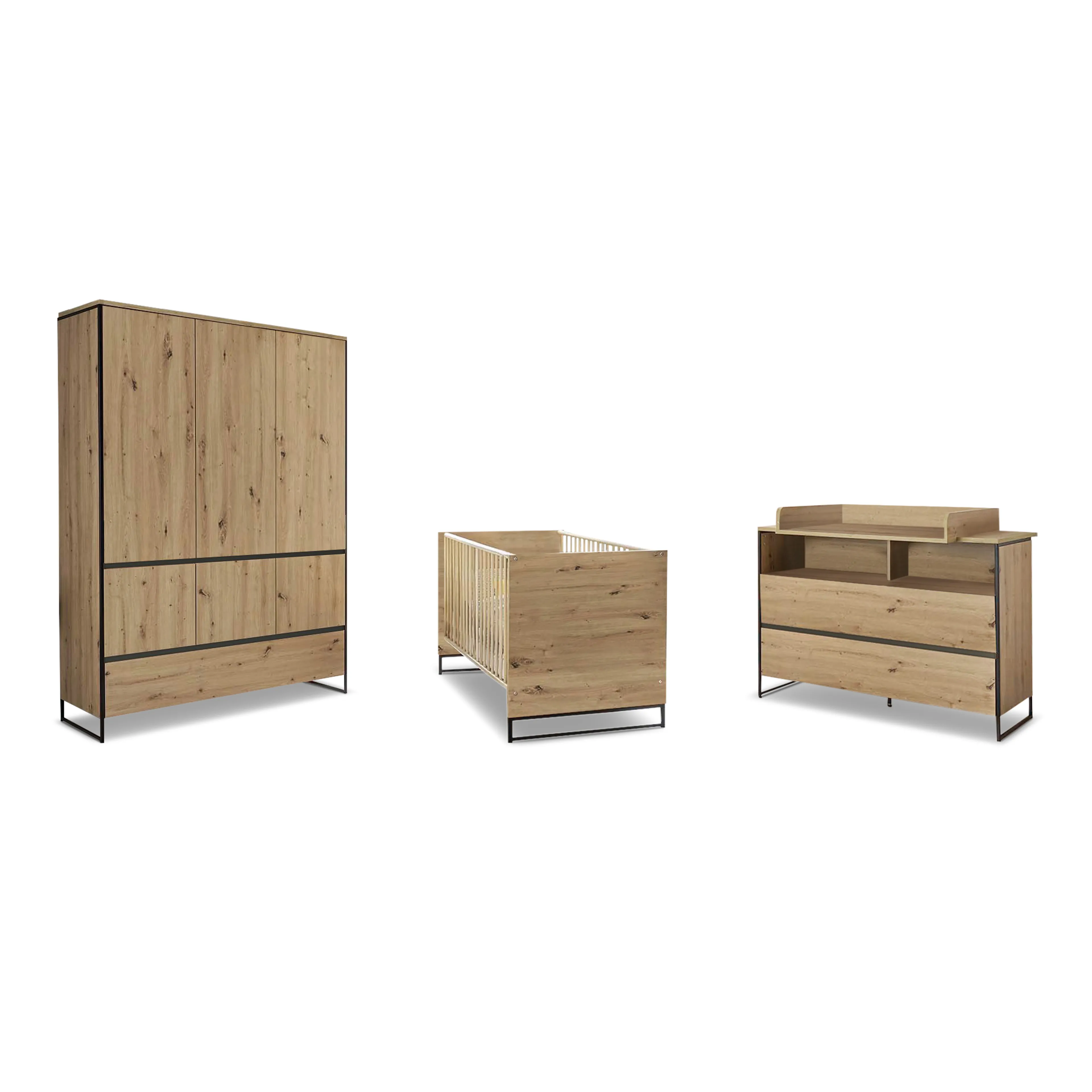 Babyzimmer-Set Marseille 3tlg.