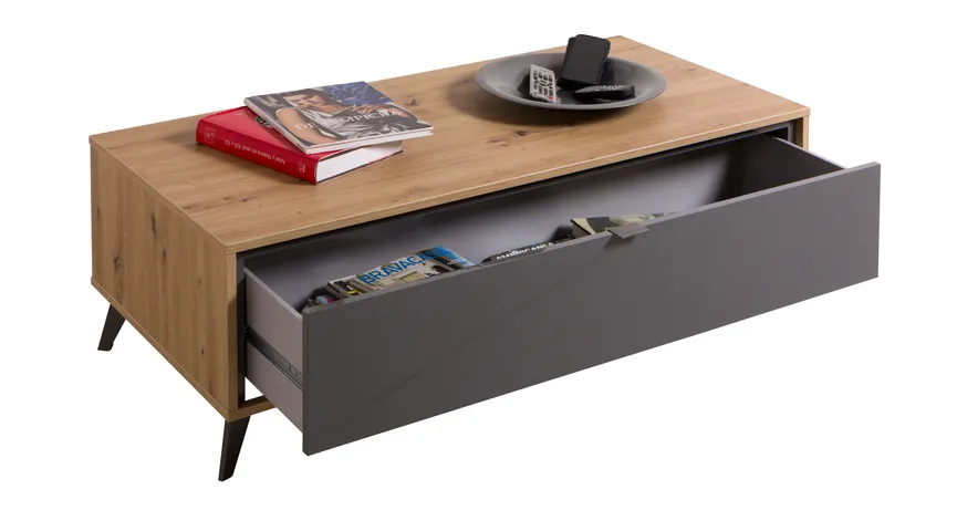 Couchtisch mit 1 Schublade detail