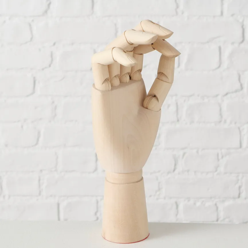 Figur "Hand" natur detail