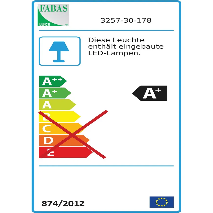Tischleuchte "Simi" energielabel