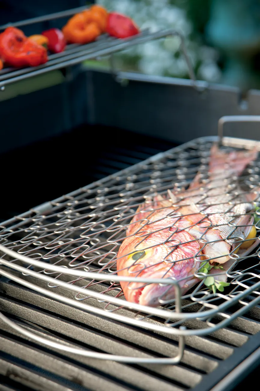 Fisch- und Gemüsehalter groß detail