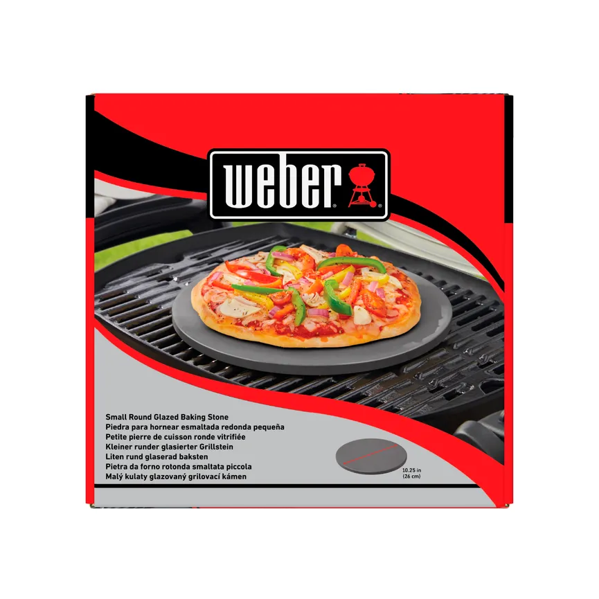 Pizzastein rund dunkel detail