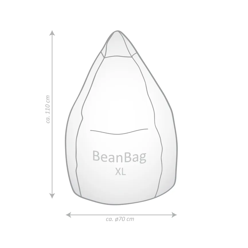 Sitzsack BeanBag FCB VIP XL detail