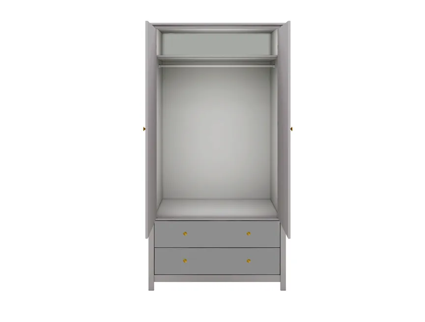 Kleiderschrank 2-trg. detail