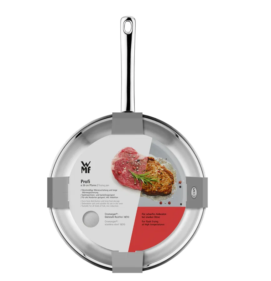 Bratpfanne Profi Edelst. 24 cm detail