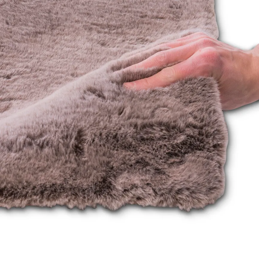 Fellteppich melange detail