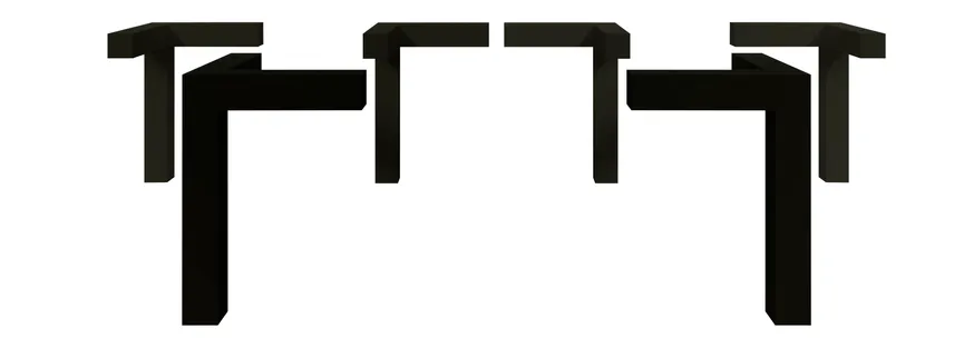 Metallfüße hauptaufnahme