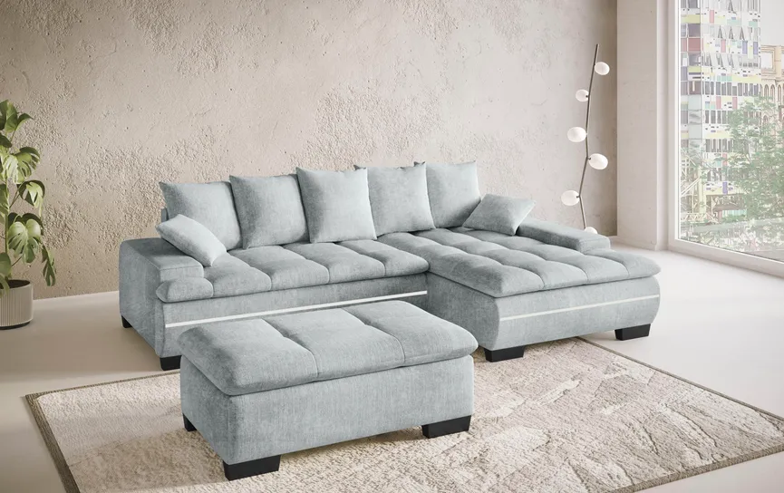 Ecksofa+LED detail