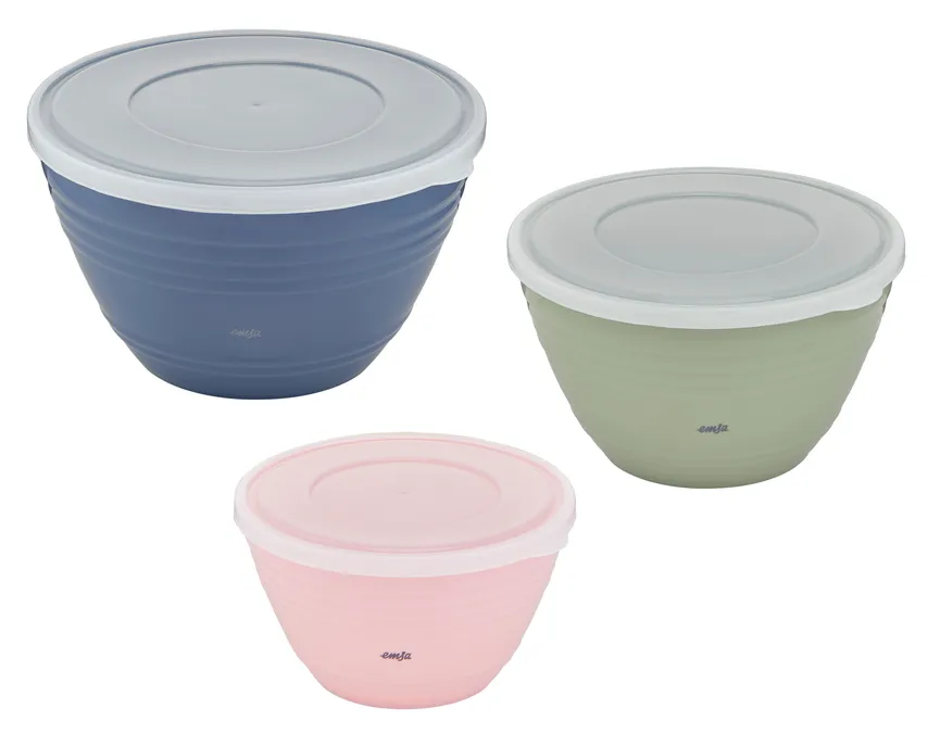 Rührschüssel 3er-Set mit hauptaufnahme