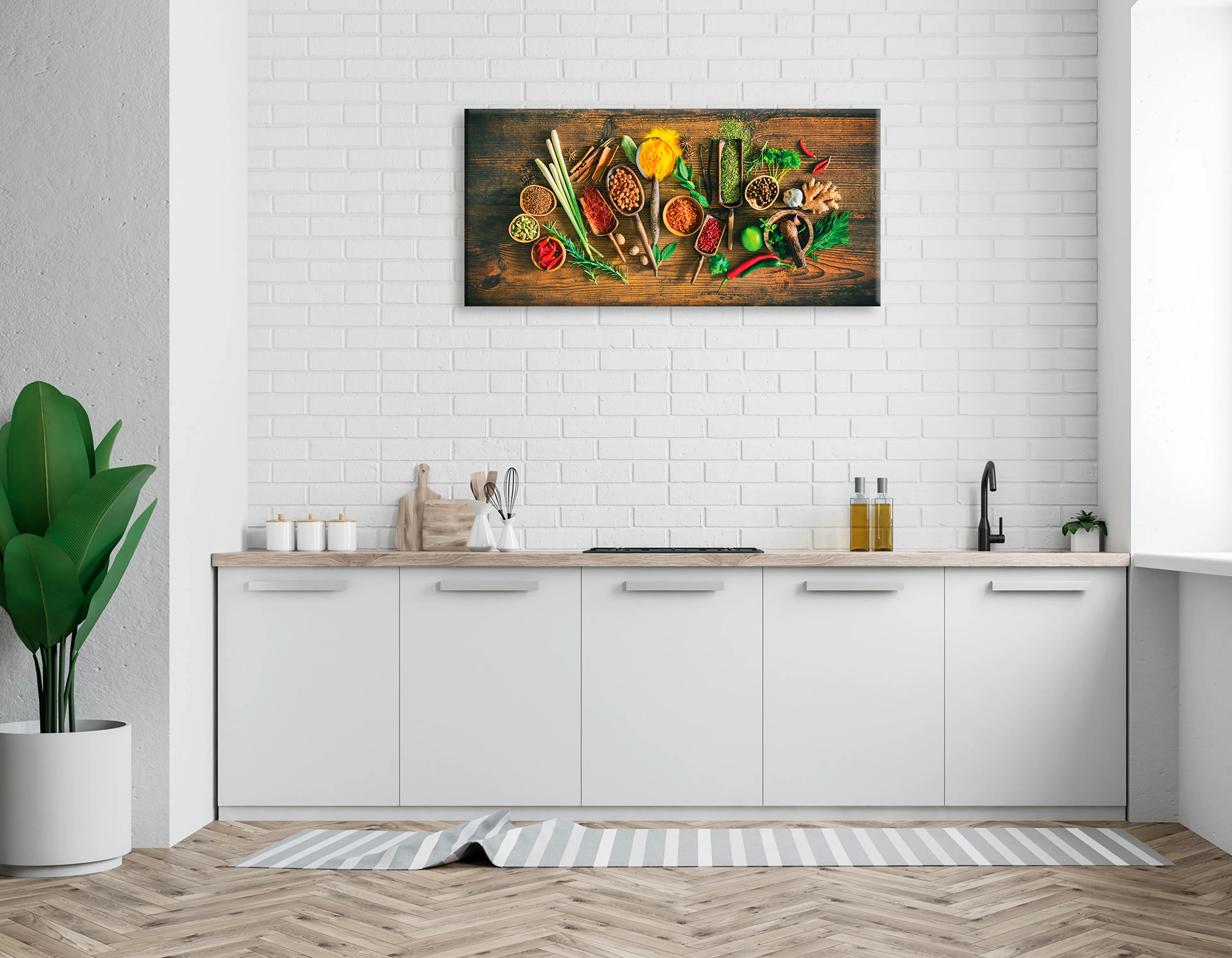 Wandbild 55 x 115 cm Herbs and Spices XIII 
