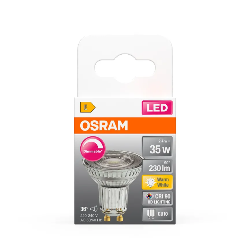 GU10/2,4 Watt LED Strahler DIM detail
