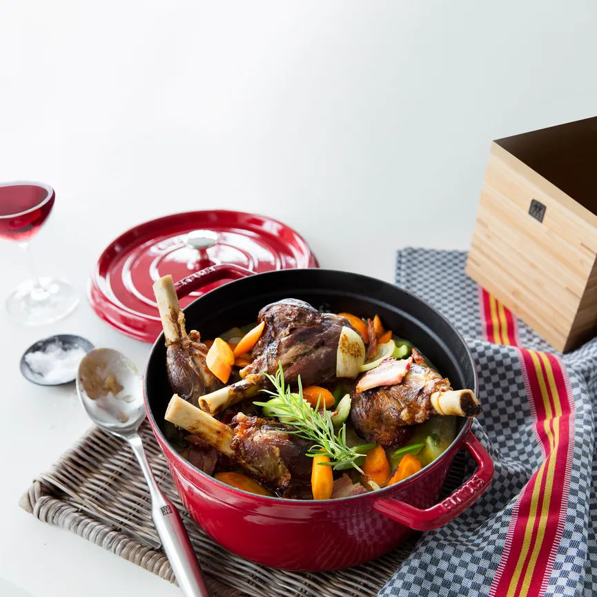 Topf La Cocotte 24 cm rund milieu