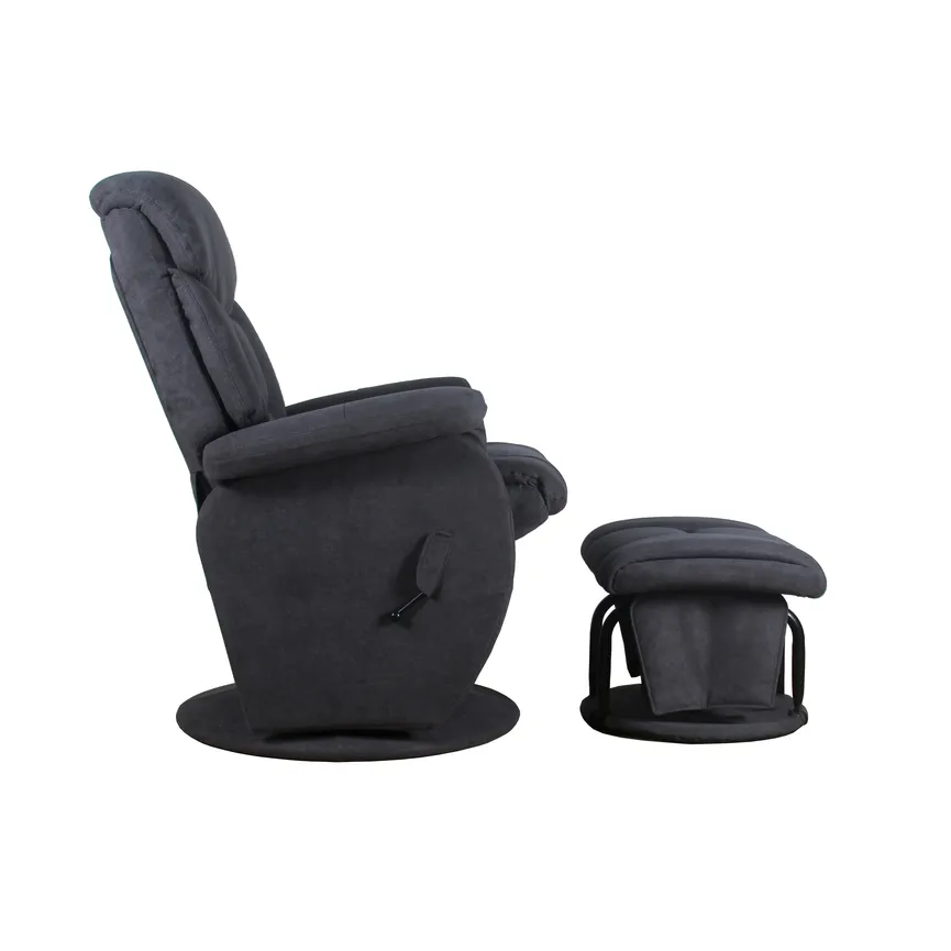 Stillstuhl grau detail