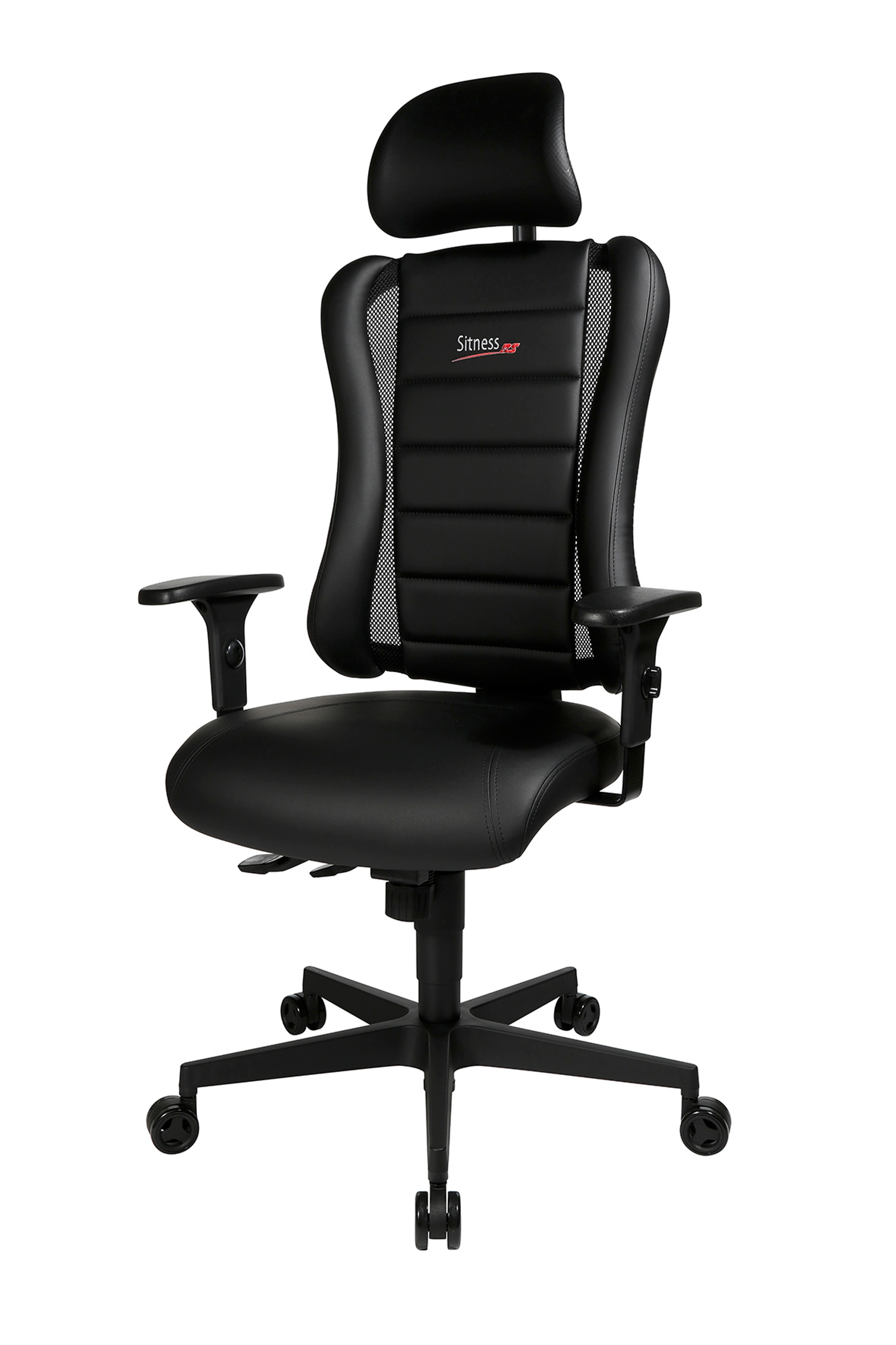 Drehstuhl schwarz detail