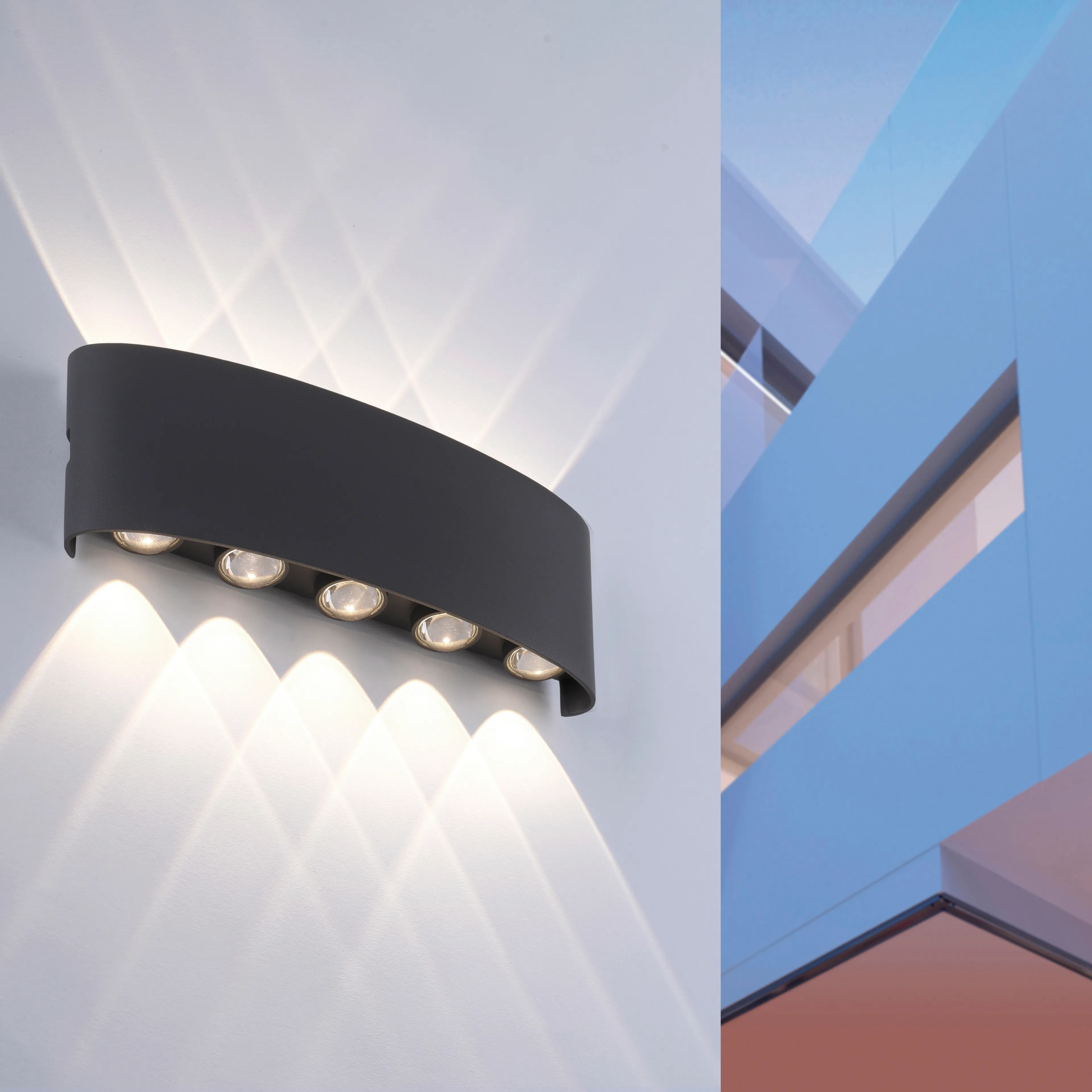 LED-Wandleuchte Carlo