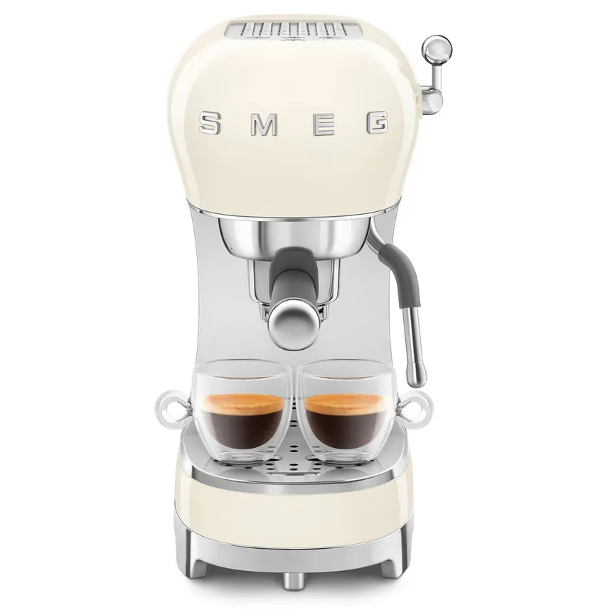 Siebträger Maschine creme detail