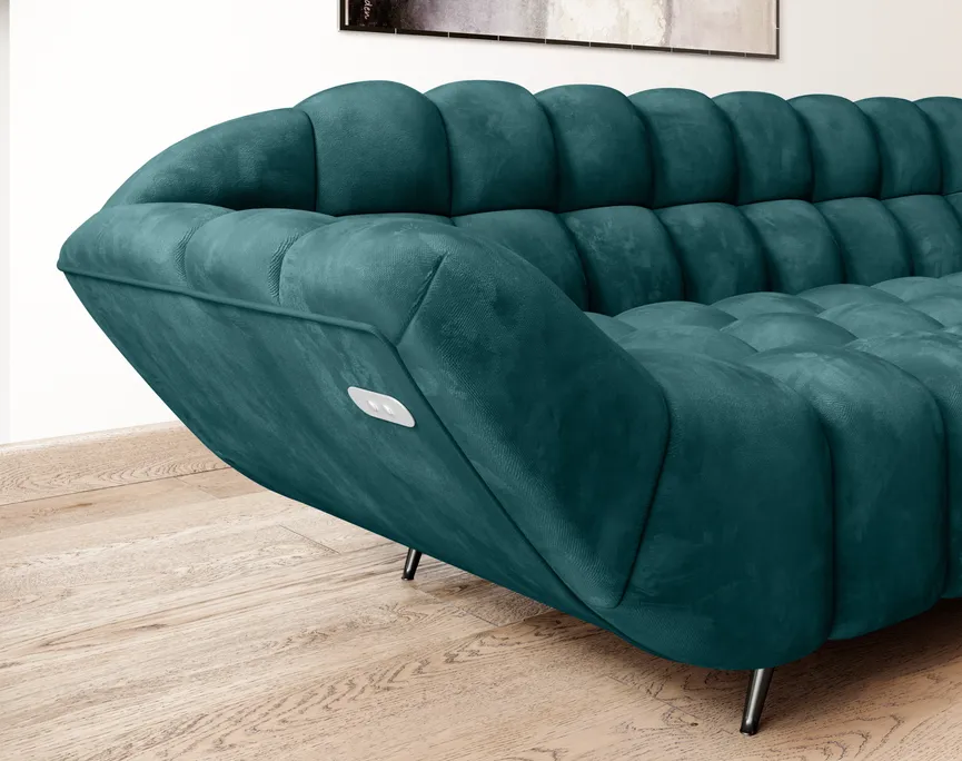 Ecksofa motorisch detail