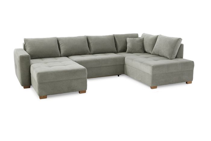 Wohnlandschaft Grau Abby