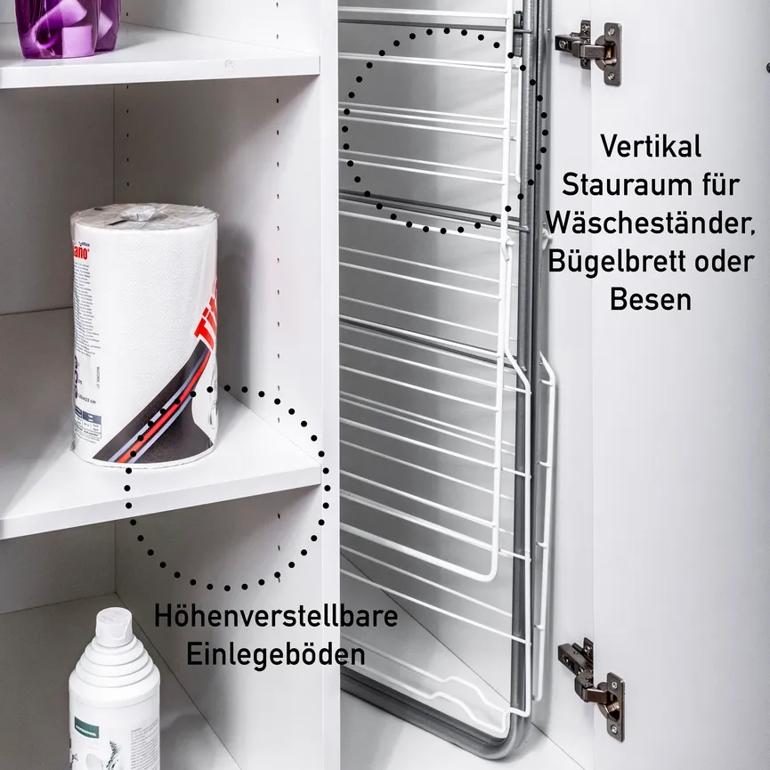 Haushaltsschrank detail