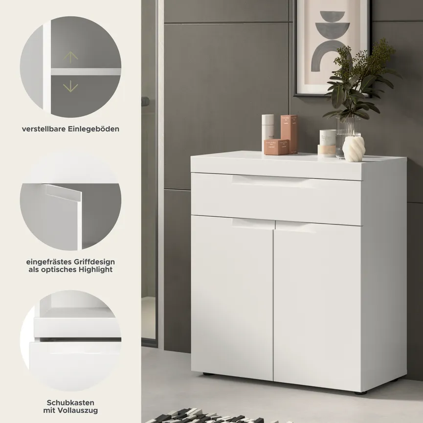 Standschrank breit detail