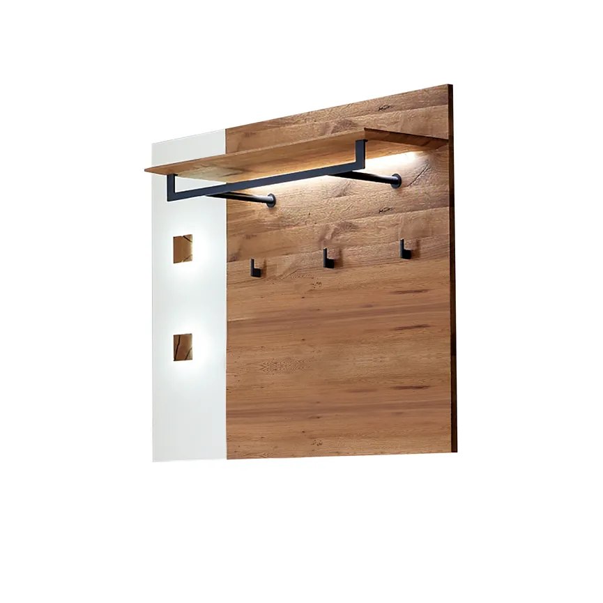 Wandgarderobe material_farbe