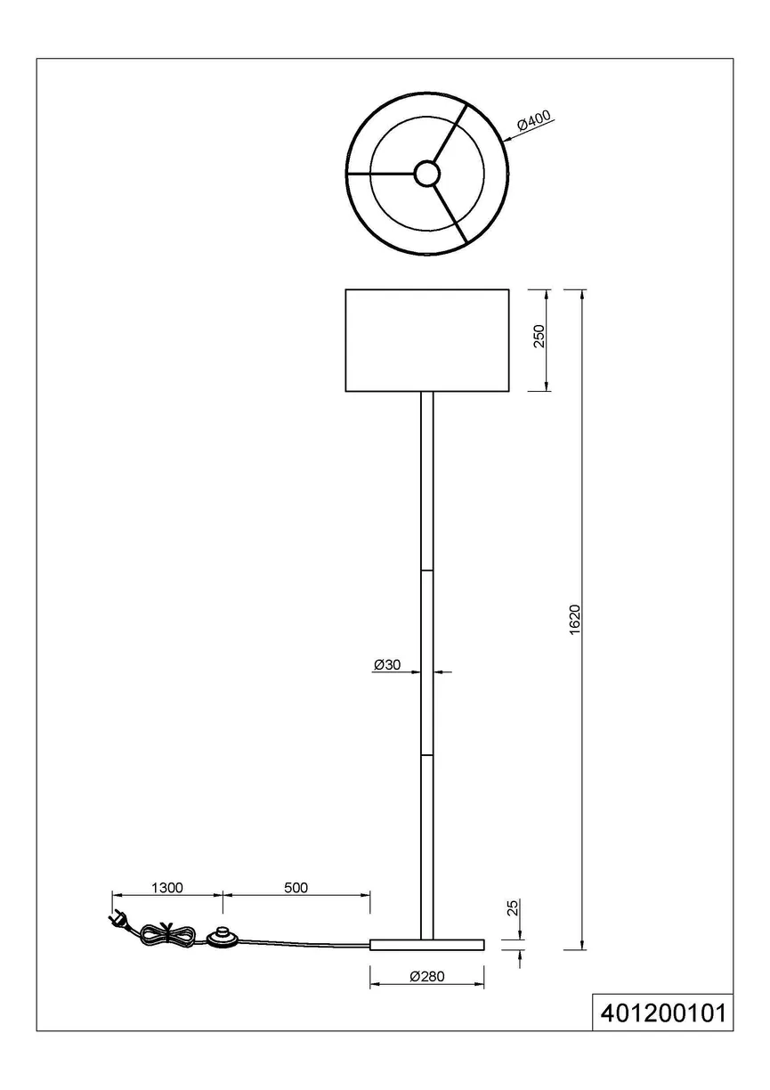 Stehleuchte "Korba" detail