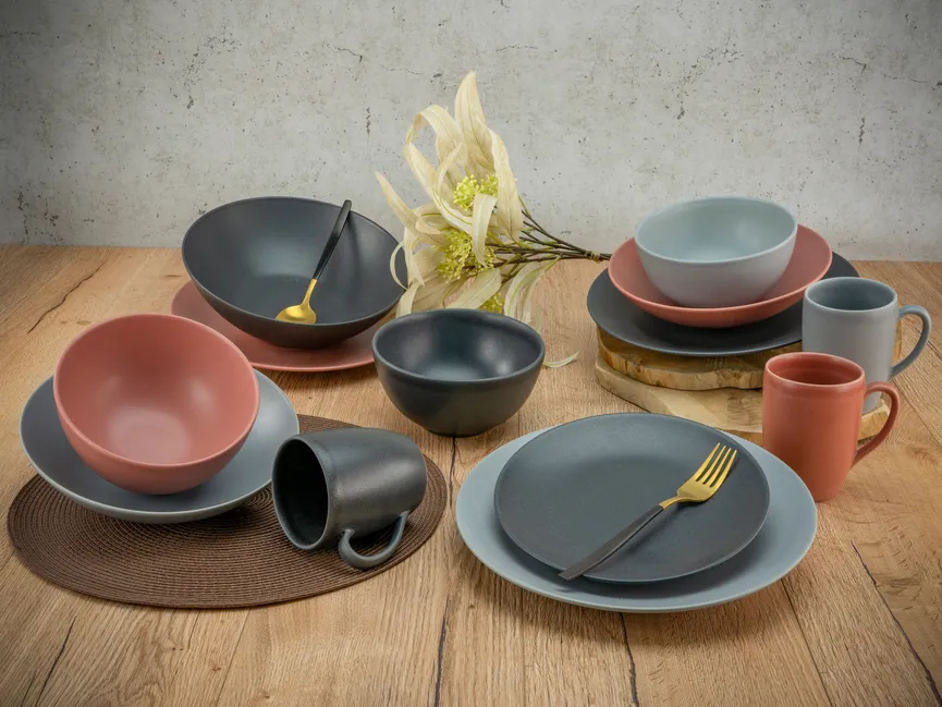 Schale "Soft Touch" milieu