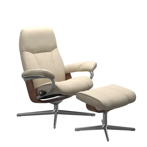 Sessel mit Hocker